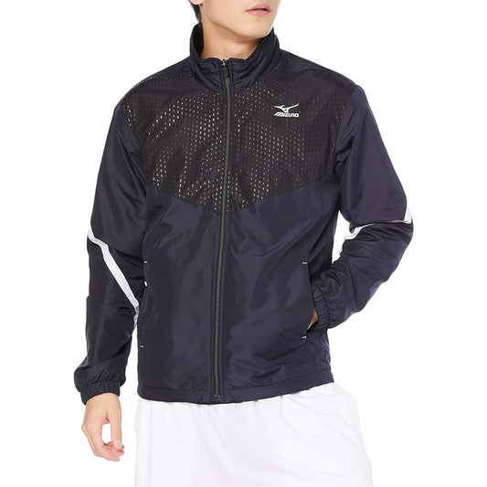 [Mizuno] Training Wear Warmer Shirt Jacket Water Repellent Dynamotion Fit K2JE9530 Men's