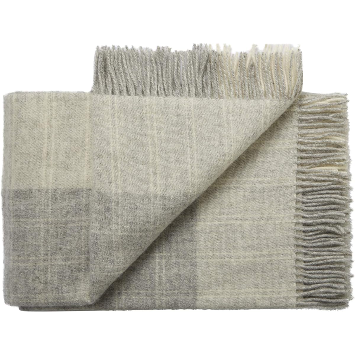 Silkeborg Uldspinderi Throwket Bornholm Shady Gray 140x240cm Gift Box G100150-NL