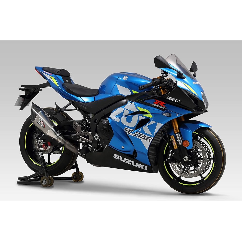 YOSHIMURA Slip-on GSX-R1000 / R1000R(17-21) R-11Sq Cyclone Government Certification EXPORT SPEC Titanium Cover YOSHIMURA 110-50A-L18G1