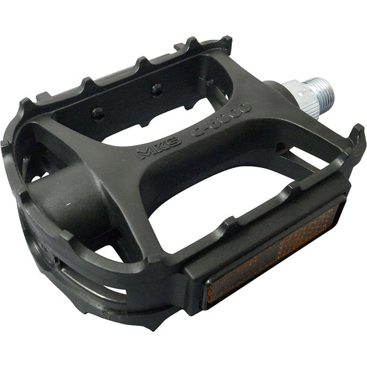 Mikashima (MKS) (Mikashima Manufacturing) Bicycle Pedals G-6000 1/2 inch core black