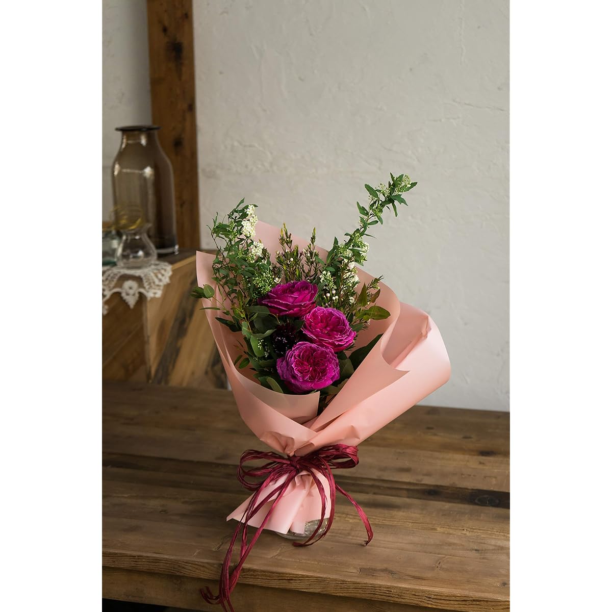 HitoHana Bouquet Pink Leave it to the florist SS