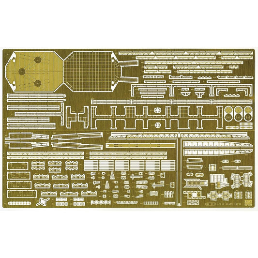 Hasegawa 1/350 Japanese Navy Light Cruiser Agano Detail Up Etching Parts Super Plastic Model Parts 40079