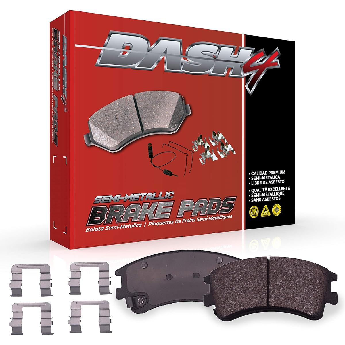 Dash 4 Premium Brake Pad Semi Metallic MD1210