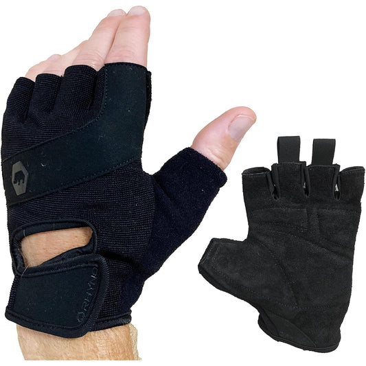 RHYNO Training Gloves Muscle Training Gloves Leather Men's Women's Unisex