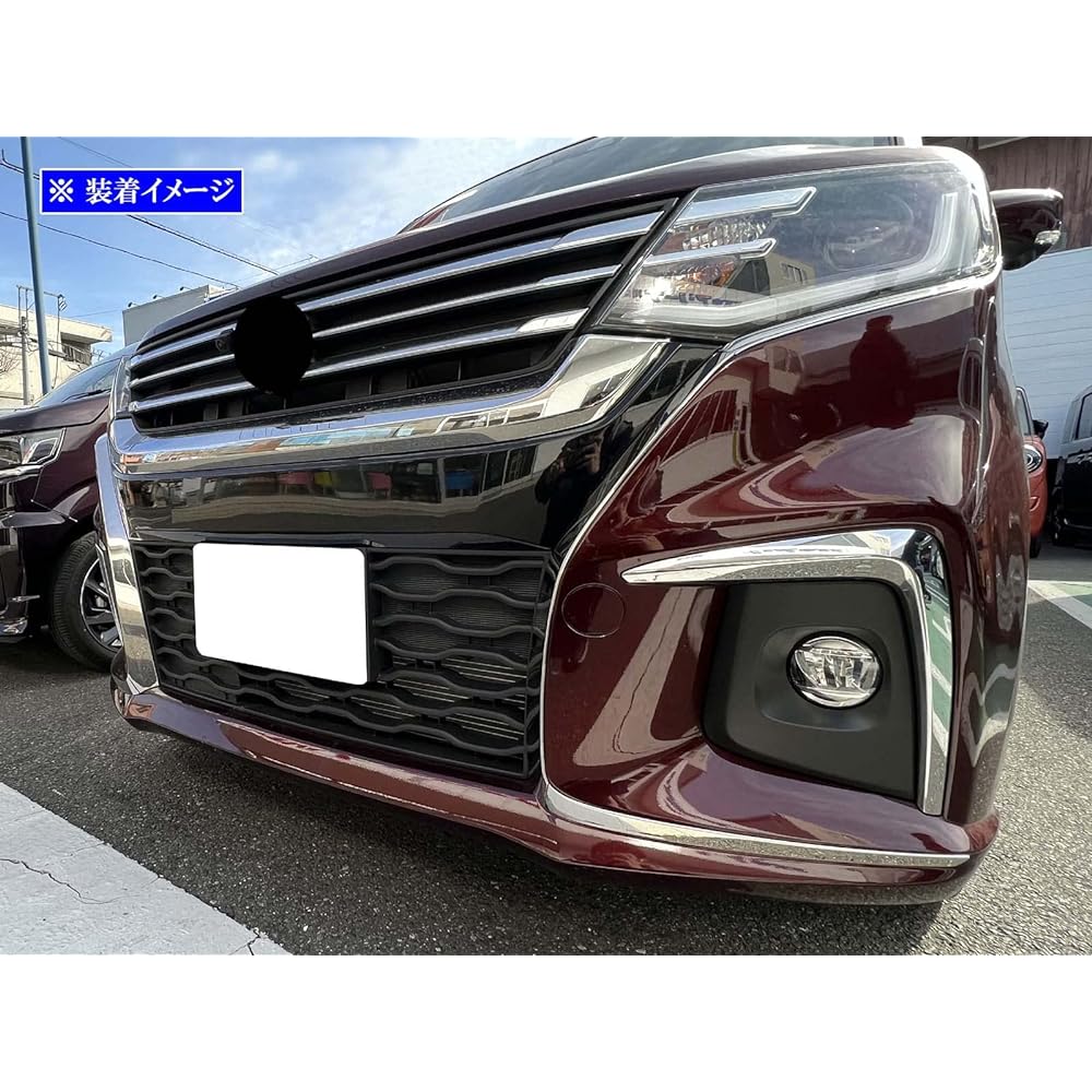 BRIGHTZ Solio 27 37 47 Super mirror stainless steel plated front bumper side molding 6PC [FRO-ETC-BIG-084] MA27S MA37S MA47S MA