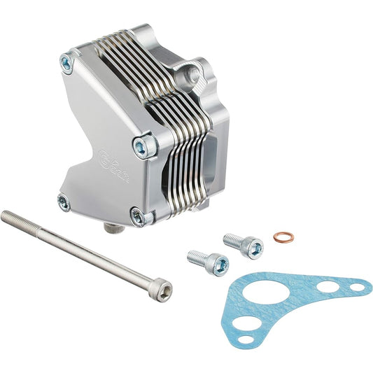 Gcraft 7-stage aluminum billet oil cooler for horizontal engines 37020