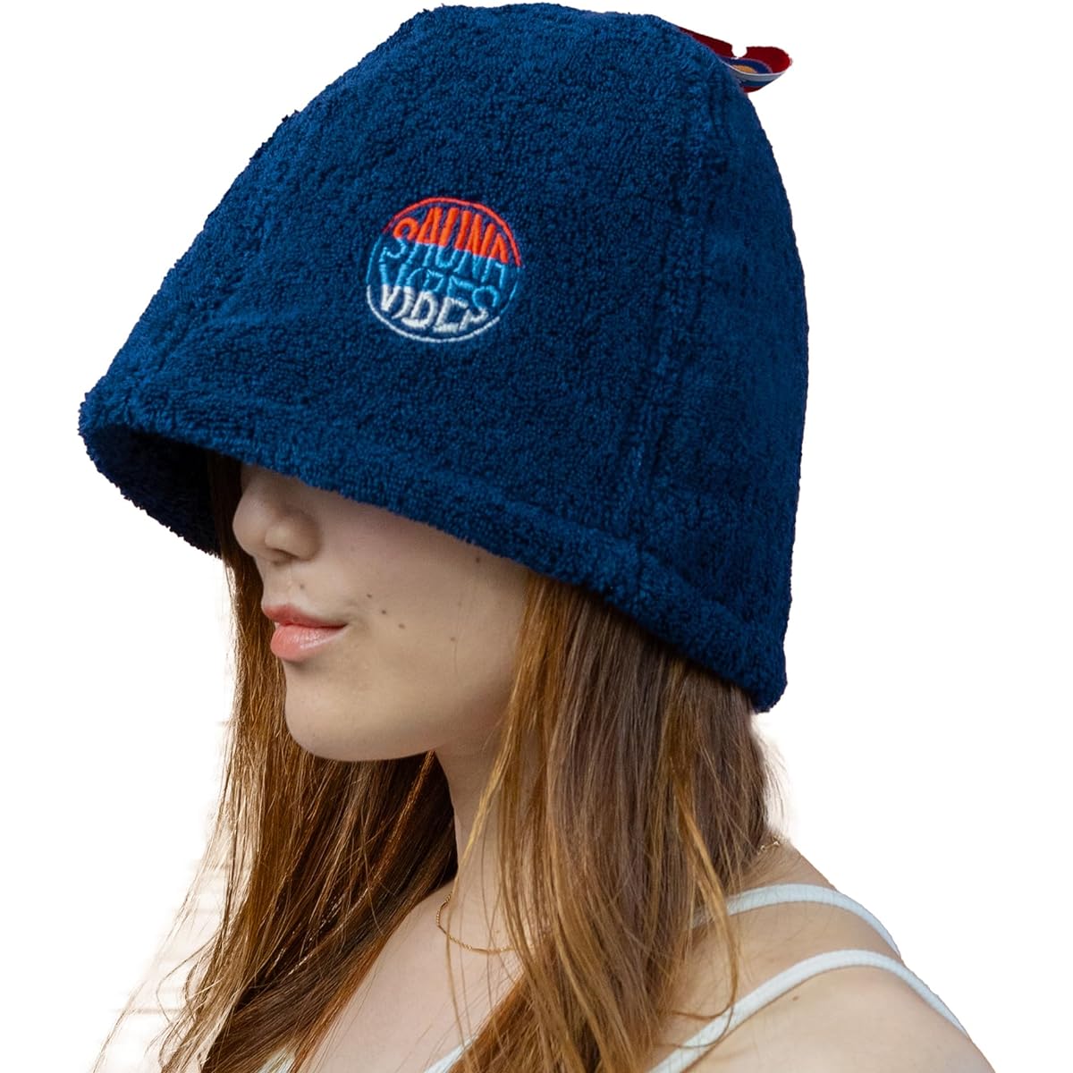 [Sauna Vibes] Sauna Hat Goku Premium Super Zero Imabari Towel Brand Certified Made in Japan Men's Women's (Navy)
