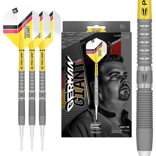 Target Darts Gabriel Clemens Gen 2 19G Tungsten 90% Soft Tip Dart Set