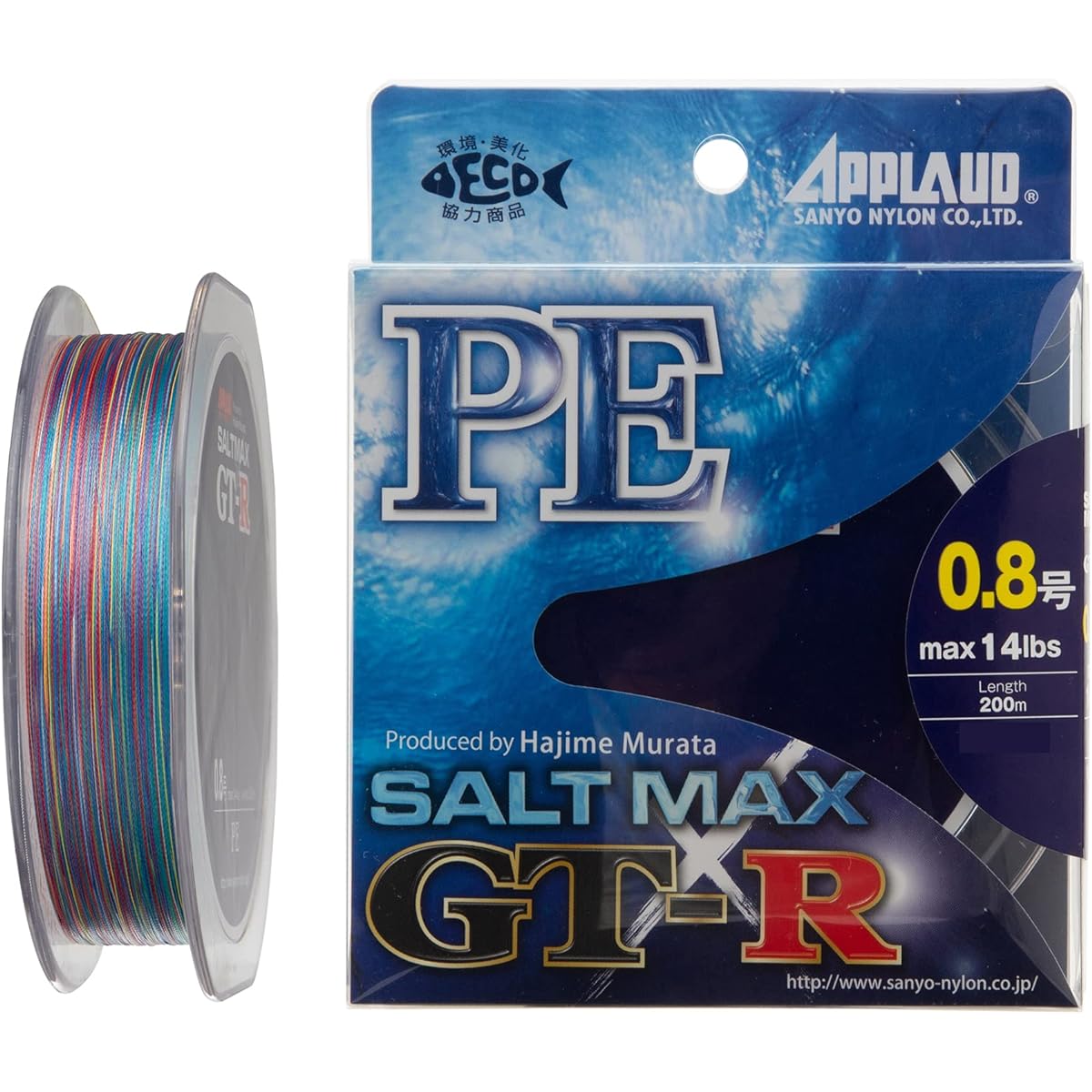 SANYO Nylon Line APPLAUD SALTMAX GT-R PE 200m