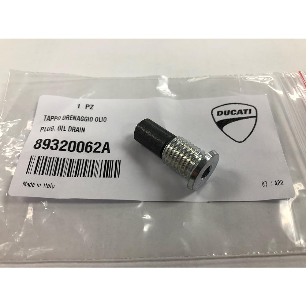 DUCATI OEM oil drag in plug 89320062a Diabelmonster Street Fighter Scrambler