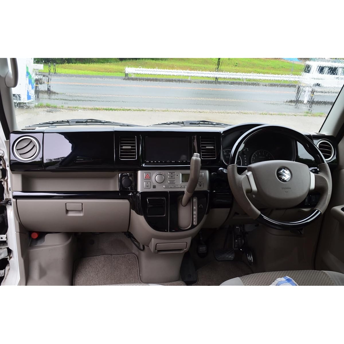 Every Wagon DA64W Interior Panel Steering Piano Black