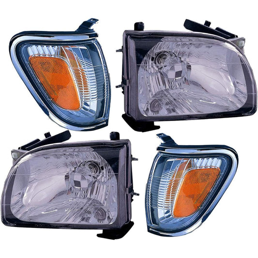 Headlight signal lamp combination set 2001-2004 For tacom pickup pair