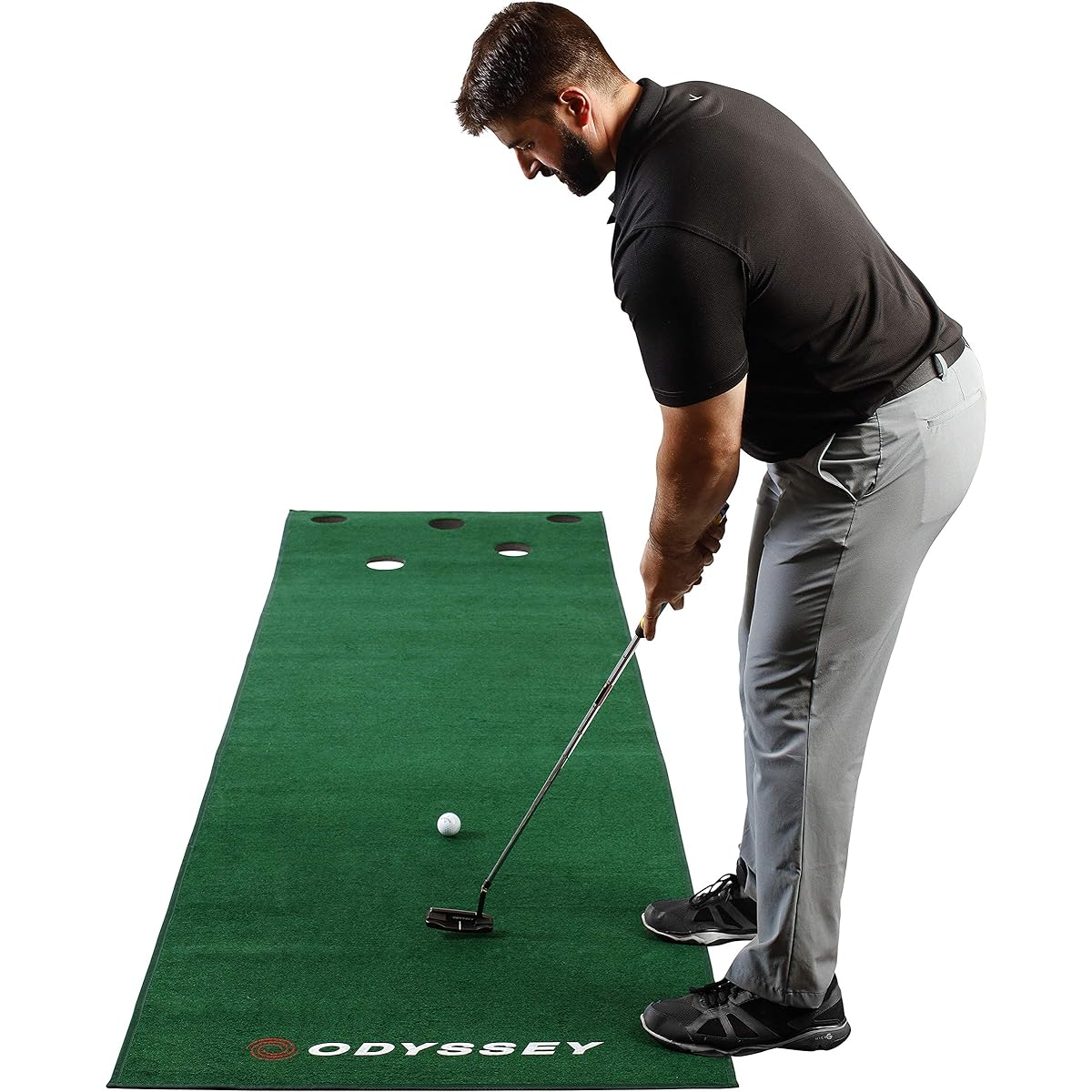 Callaway Odyssey Golf Practice Mat Putter Mat Slanted Large 365 x 91cm