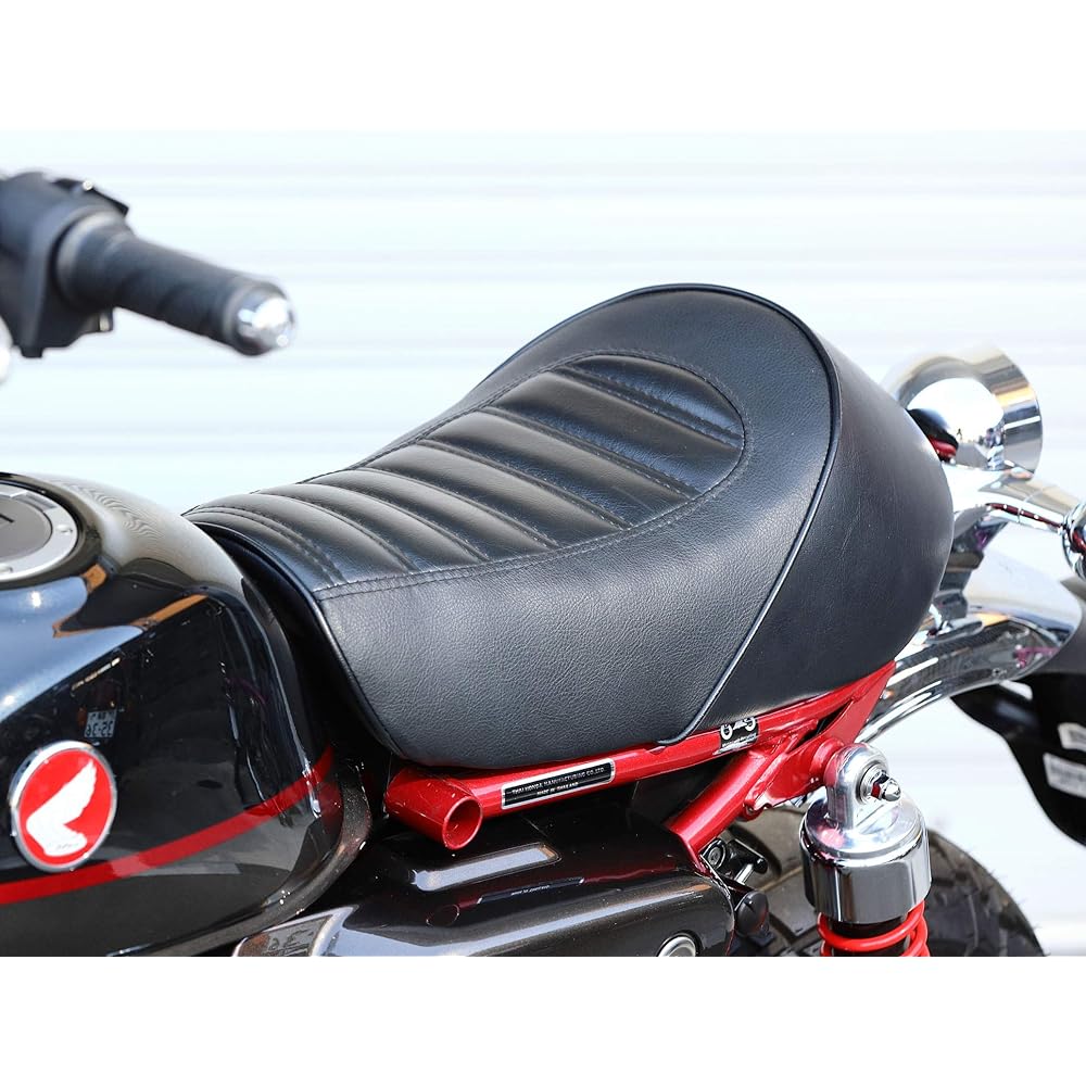 Kijima Motorcycle Bike Parts Seat Touring Type Tack Roll Monkey 125 ('18-) Black HONDA 207-396