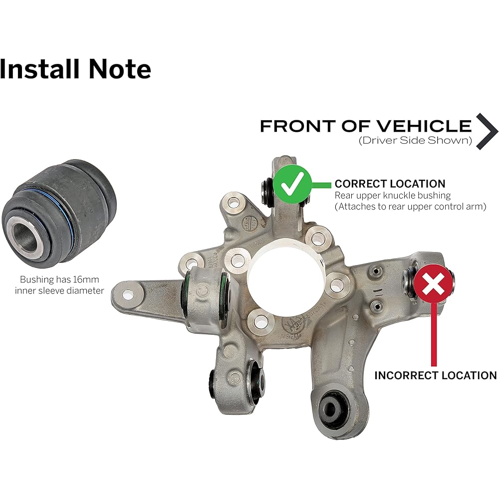 DORMAN 905-531 Control Armball Bushing Ford/Lincoln Model