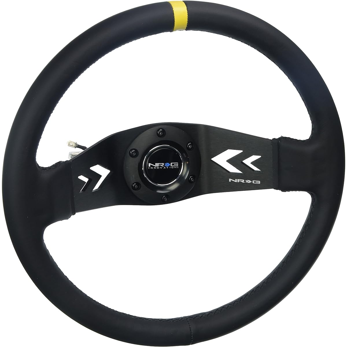 NRG Innovations RST-022R-Y reinforced steering wheels (NRG Arrow 2 spokes 350mm sports steering wheels)