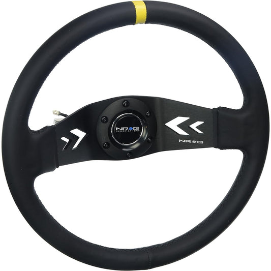 NRG Innovations RST-022R-Y reinforced steering wheels (NRG Arrow 2 spokes 350mm sports steering wheels)