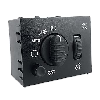 Headlight Switch Switch Lamp Human Dimrine Scrap Silvarard Salvarad Sarbarad Subaru Taho Abalantic GMC Sierra Ucon Cadillac Escalade Replacement # 19381535 15176678 15194803