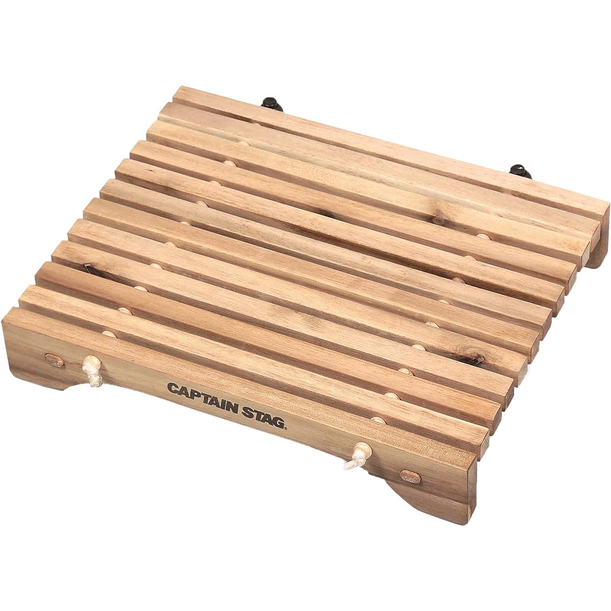 Captain Stag Camping BBQ Desk Table CS Classics Compact Roll Table 31 x 21cm