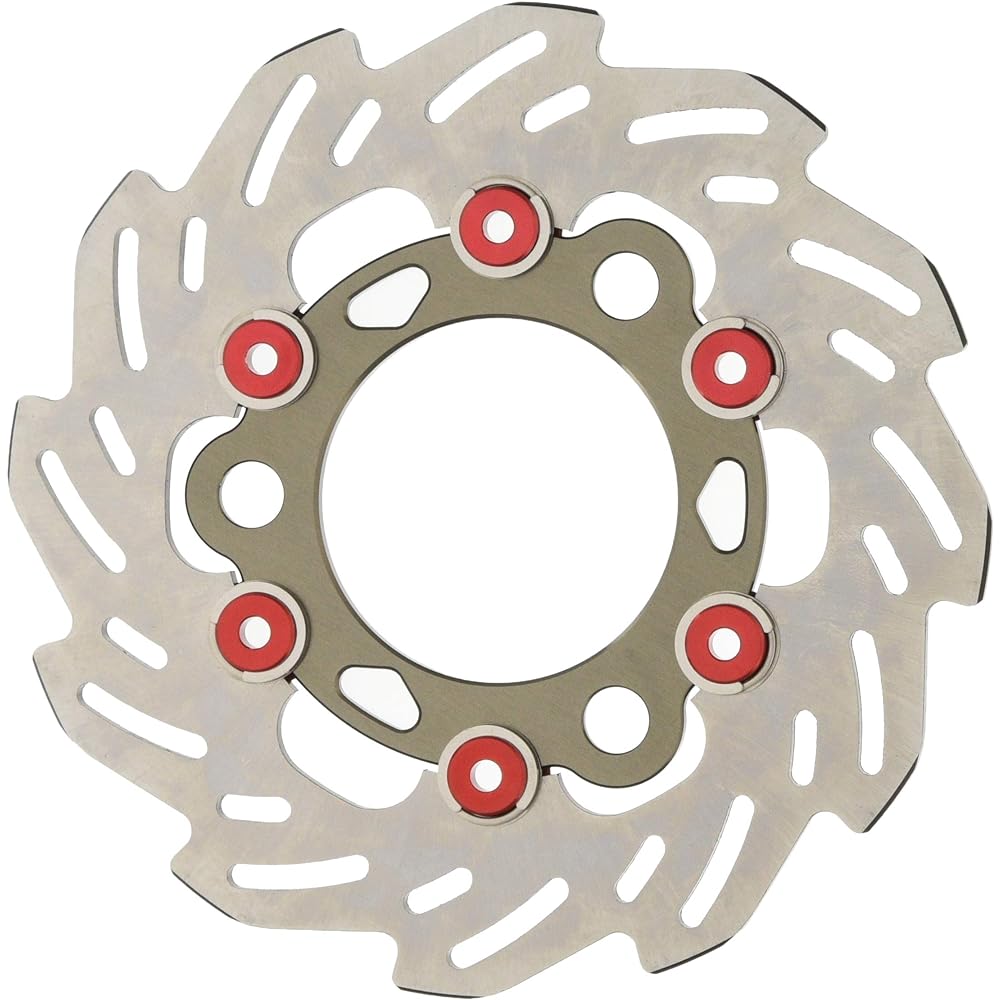 SHIFT UP Wave Floating Disc Rotor [160mm Rear] [Titanium/Red] 201250-11