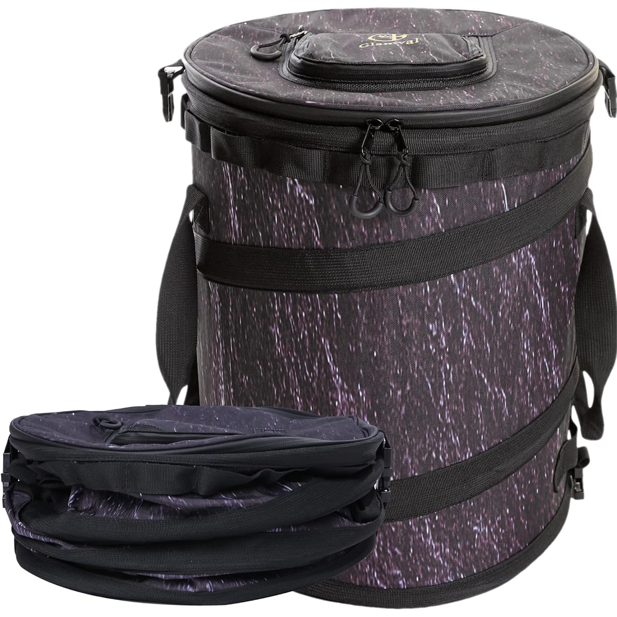 Cold storage trash box that can be carried on your back DRUMS One-touch 1 second pop-up trash can (Small)