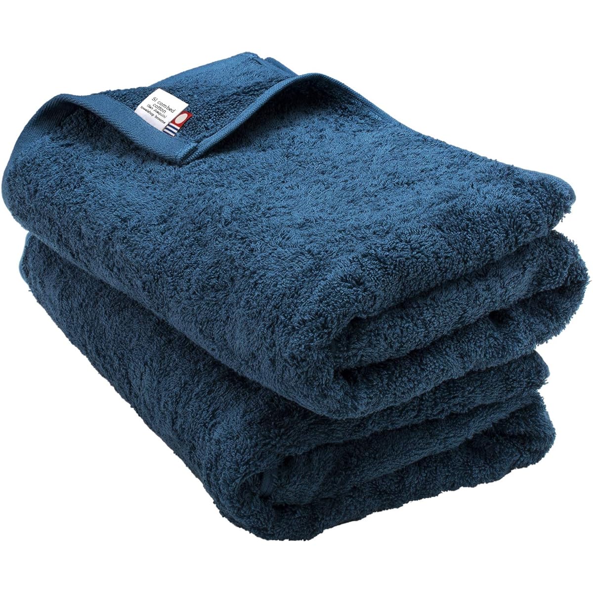 Bloom Imabari Towel Leon Bath Towel Set of 2 Sun Jokin Cotton (Sea Blue) leon_bt2_sb