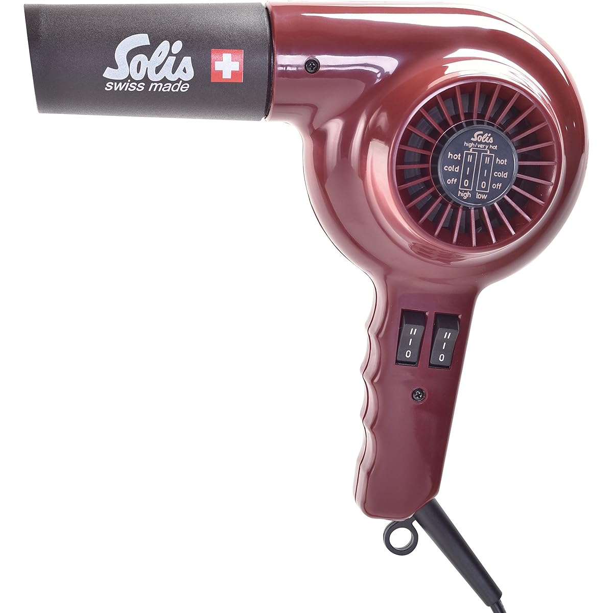 Solis 315 Hair Dryer (Solis 315 Professional Hairdrye) Hair Dryer Bordeaux SD315BRD