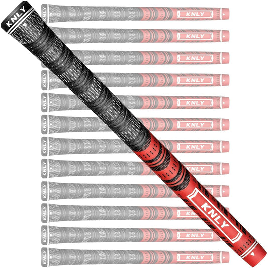 KNLY Mate Golf Clips 13 Set is a multi-weather standard/medium mixed golf club grip with 5 colors to choose from