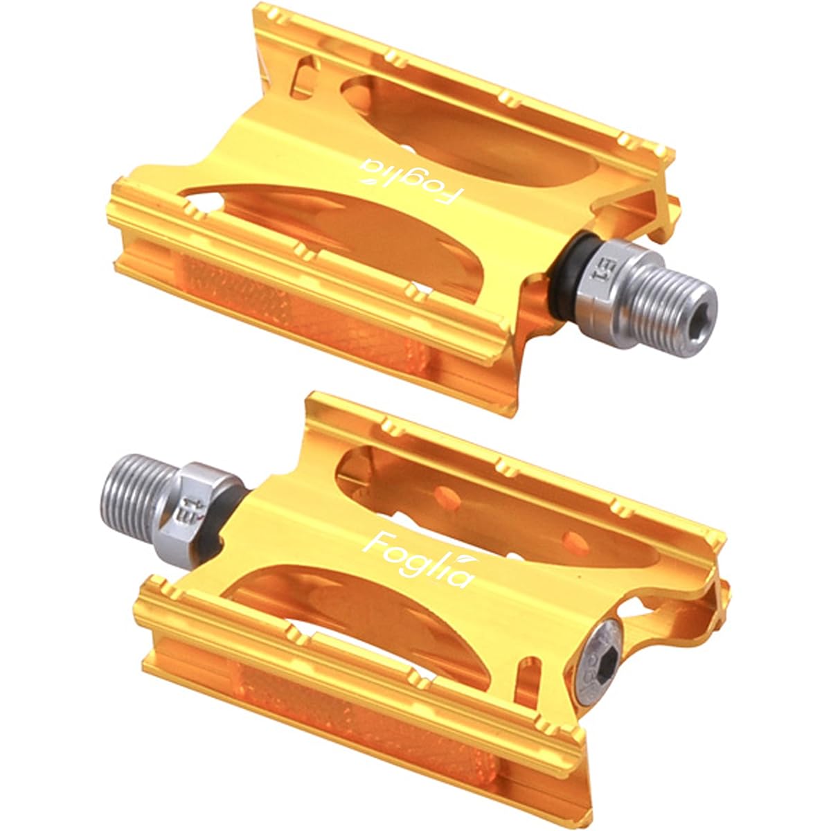 FOGLIA Pedal Gold/Red/Blue Bicycle LU-C16