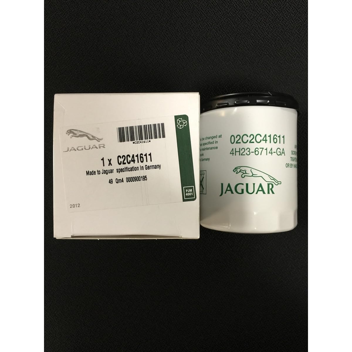 Genuine JAGUAR C2C41611 Oil Filter