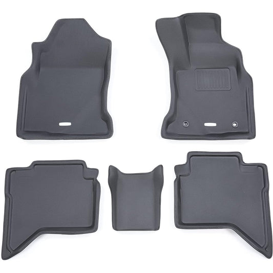 Clazzio Floor Mat 3D Type Set for 1 Hilux GUN125 H29/9~ NEW Rubber Type Black ET-1200 [5EETB1200K]
