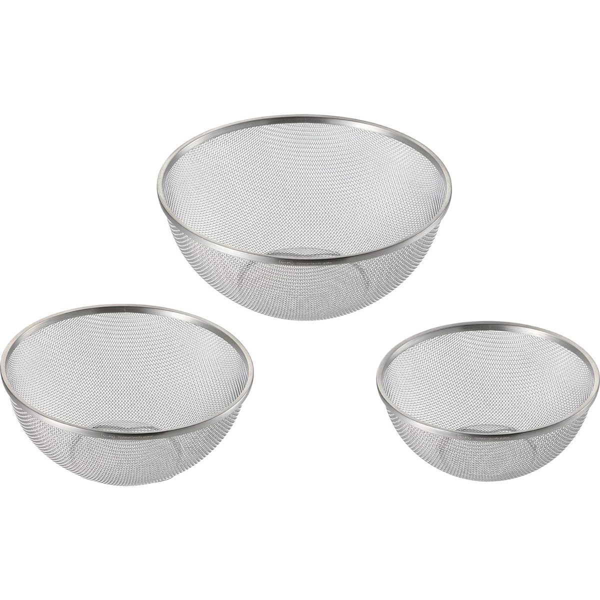 Wahei Freiz enzo made in Tsubame Sanjo stainless steel colander 3 size set made in Japan AMG-0420