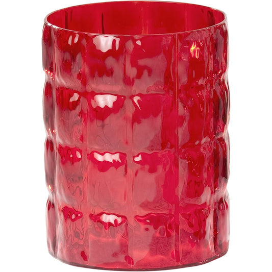 Kartell Flower Vase MATELASSE φ23/H30cm Red SFAC-K1225-MR Patricia Urquiola [Genuine Domestic Distributor]