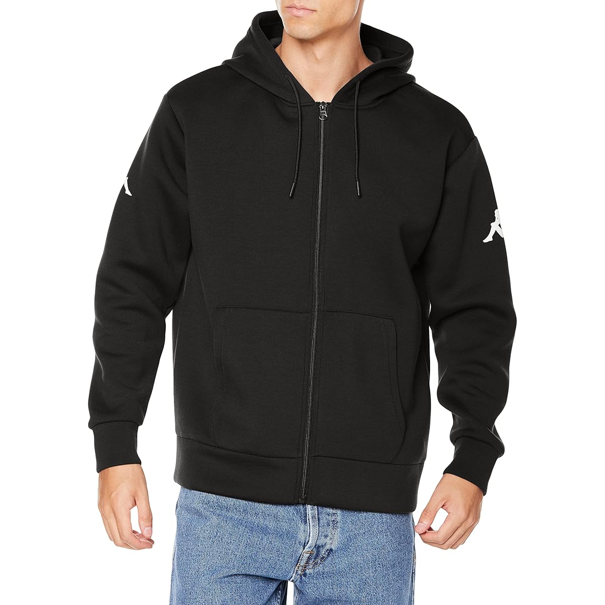 [Kappa] Hoodie SCUBA DOUBLE KNIT ZIP HOODIE w/2 Logo Men's