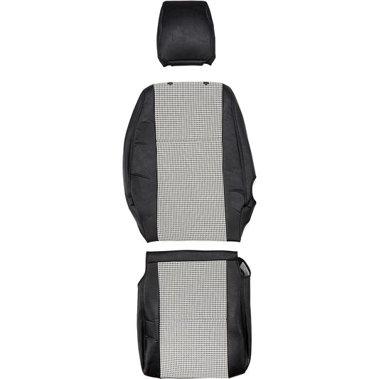 Grace Seat Cover Car Supplies Car Interior Staggered Seat Cover MR52/MR92 Hustler (R02.01~) S081-A 2 Rows Color: Black CHI-S081ABK