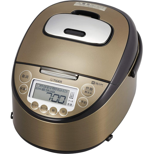 Tiger Thermos (TIGER) Rice Cooker 1 Sho IH Equipped with 10 different cooking menus Far-infrared 3-layer pot Freshly cooked Dark Brown JKT-P180TK