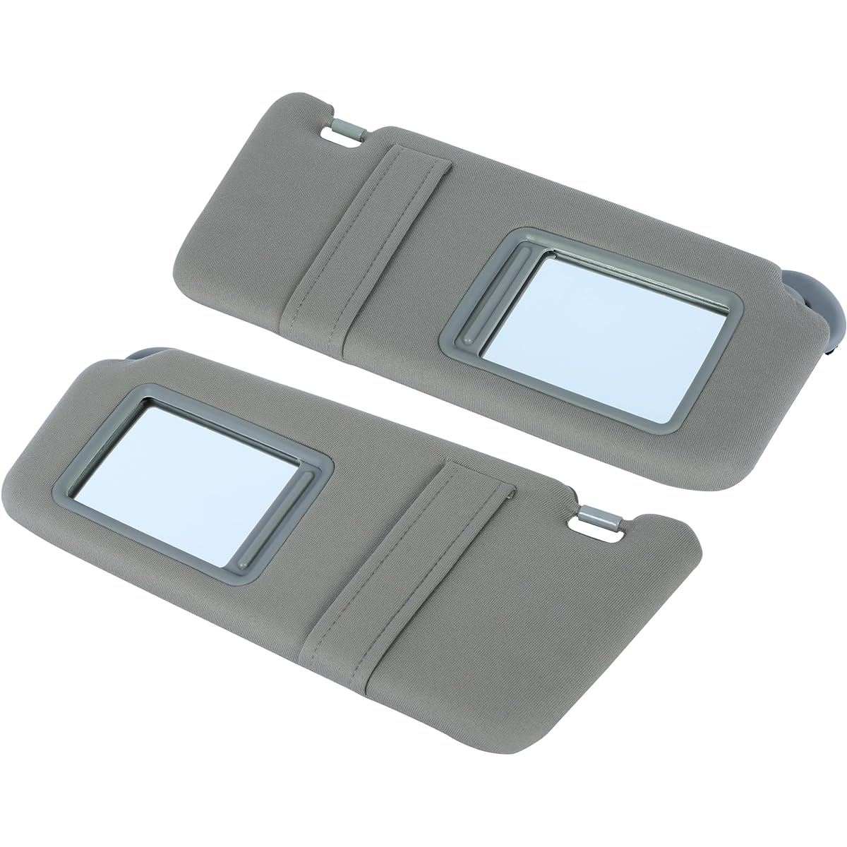 KUAFU Sun Visor Set 2007 2008 2009 2010 2011 2011 Toyota Camry Sunroof No Gray Replacement (74320-06780-B0, 74320-33B81-B0, 74310-06750-B0) Ride seat and passenger seat side
