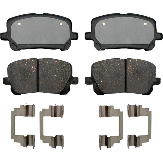 ACDelco 14D923CHF1 Advantage Ceramic Front Disc Brake Pad