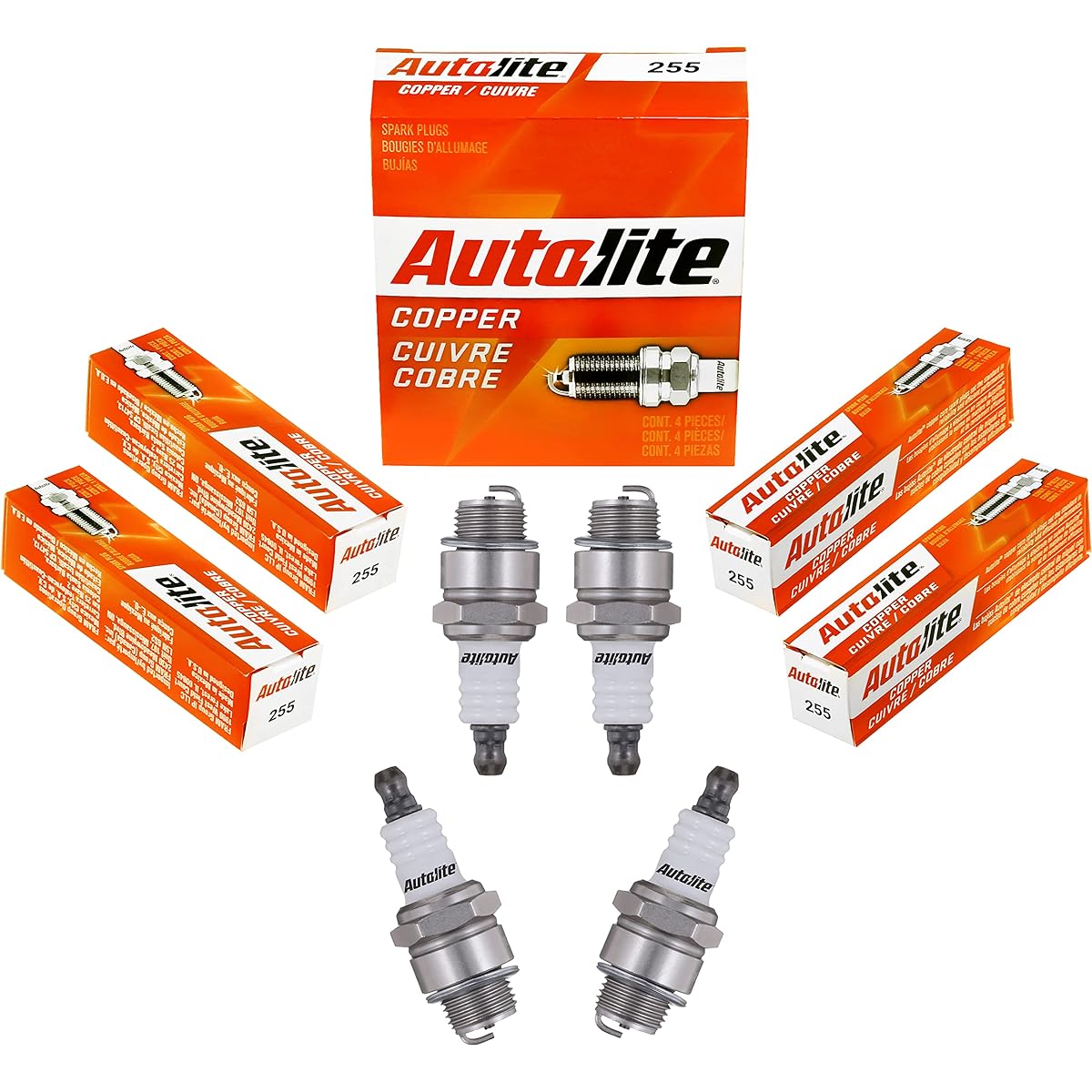 Autolite 255 copper non-resistor spark plug