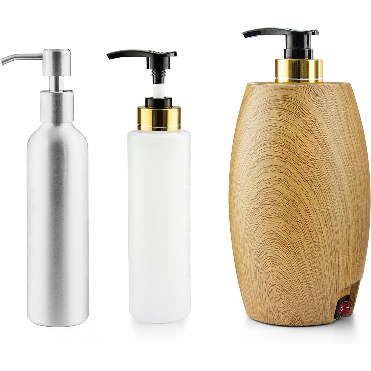 Electric Bottle Warmer Essence Oil Cream Gel Plastic 270ML Stainless Steel 250ML Constant Temperature for Salon Prepare Elizia (Tanning).