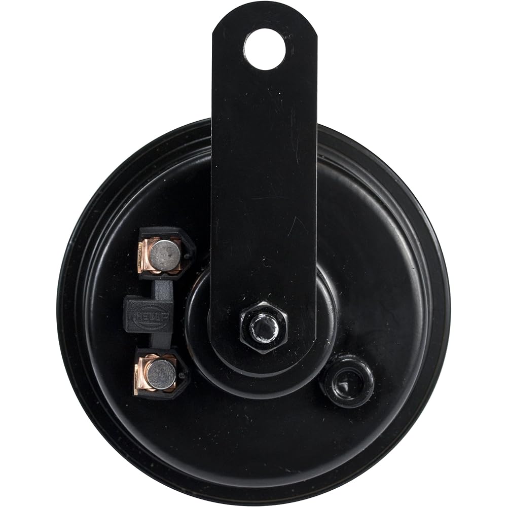 Hella 002768821 Black 92mm 24V Disk Horn Kit (Universal Fit)
