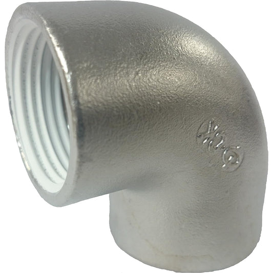 Riken ZD SUS fitting Stainless steel screw fitting with fluororesin sealant 90° elbow type Bore size 65A Model ZD-SUS-L 65A