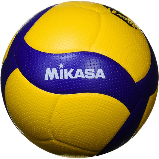 MIKASA Volleyball Internationally Certified Ball/Certification Ball No. 5 (General/University/High School) [V League Version] Yellow/Blue V300W-V Recommended Internal Pressure 0.3 (kgf/㎠)