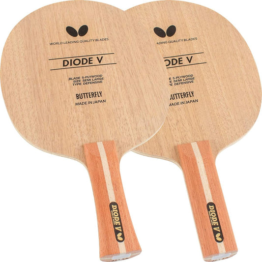 Butterfly Table Tennis Racket Diode V Shakehand Cut 5 Pieces Plywood Large Ball Compatible