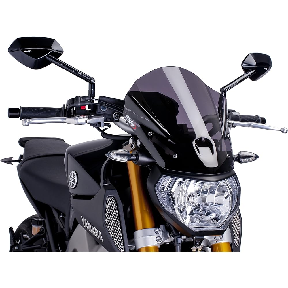 Puig Screen (NEW-GENERATION) LONG Dark Smoke YAMAHA MT-09 (13-15) puig-6861F