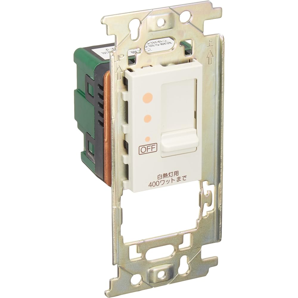 Panasonic Full Color Mood Switch B Single Cut Incandescent Light Control Slide Type 400W WN576149