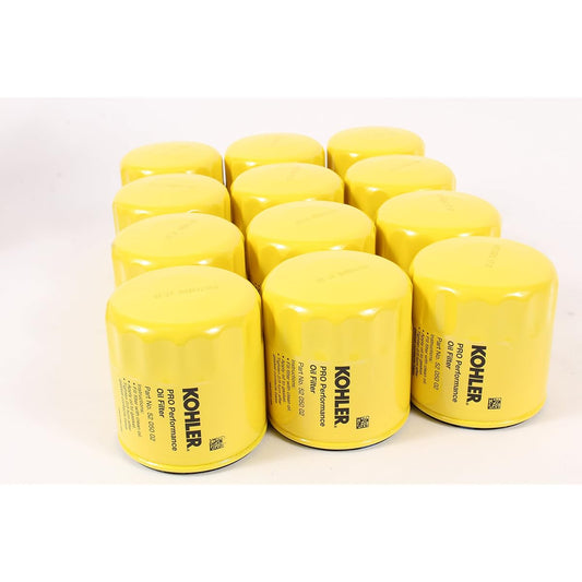 KOHLER 52 050 02-S Engine Oil Filter Extra Capacity For CH11 - CH15, CV11 - CV22, M18 - M20, MV16 - MV20 And K582- 12 pack