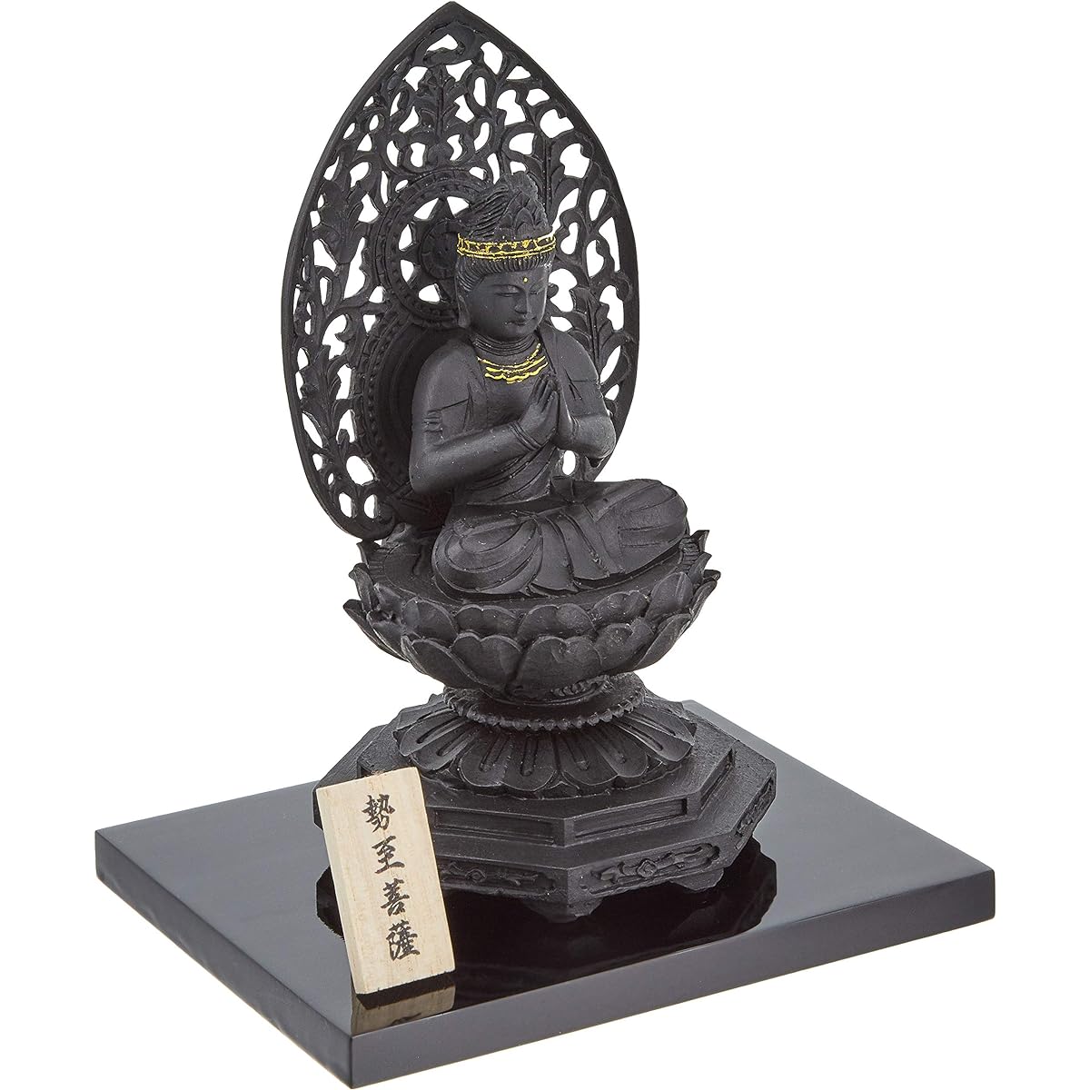 Eco Station Buddha statue figurine made of binchotan charcoal Zodiac guardian principal image Seishi Bodhisattva Go