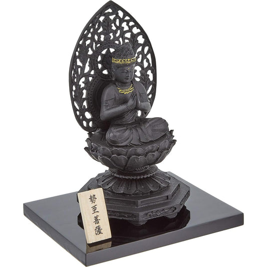 Eco Station Buddha statue figurine made of binchotan charcoal Zodiac guardian principal image Seishi Bodhisattva Go