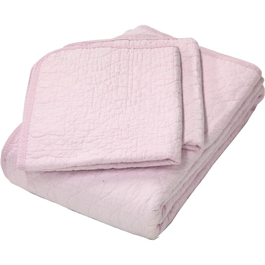 Nishikawa [Nishikawa] Bed Pad, Pink Queen, 100% Cotton, Washable, Made of Soft Absorbent Cotton, Sweat Absorbent, Moisture Absorbent, 5TN-CK183Q